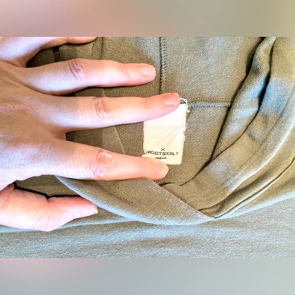 Project Social T, Sage Green 2 Piece Hoodie/ Joggers Lounge Set, Size Medium - Picture 5 of 9